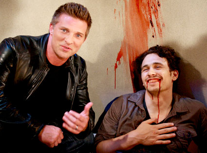 GENERAL HOSPITAL, STEVE BURTON, JAMES FRANCO GENERAL HOSPITAL, STEVE BURTON, JAMES FRANCO